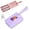 Purple, variant on GDSAFS Handheld Double Roller Carpet Brush, Carpet Double Brush Handheld Sweepe with Ergonomic Grip, Double-Roller Cleaning Brush for Carpet, Sofa (4PCS)