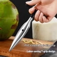 thumbnail image 3 of 2 pack Coconut Opener, Stainless Steel Coconut Knife Tool For Easy Access To Fresh Coconut Water. Safe and Easy, 3 of 5