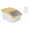 thumbnail image 1 of kurtrusly Rice and Grain Storage Container Cereal Dispenser Box yellow, 1 of 6
