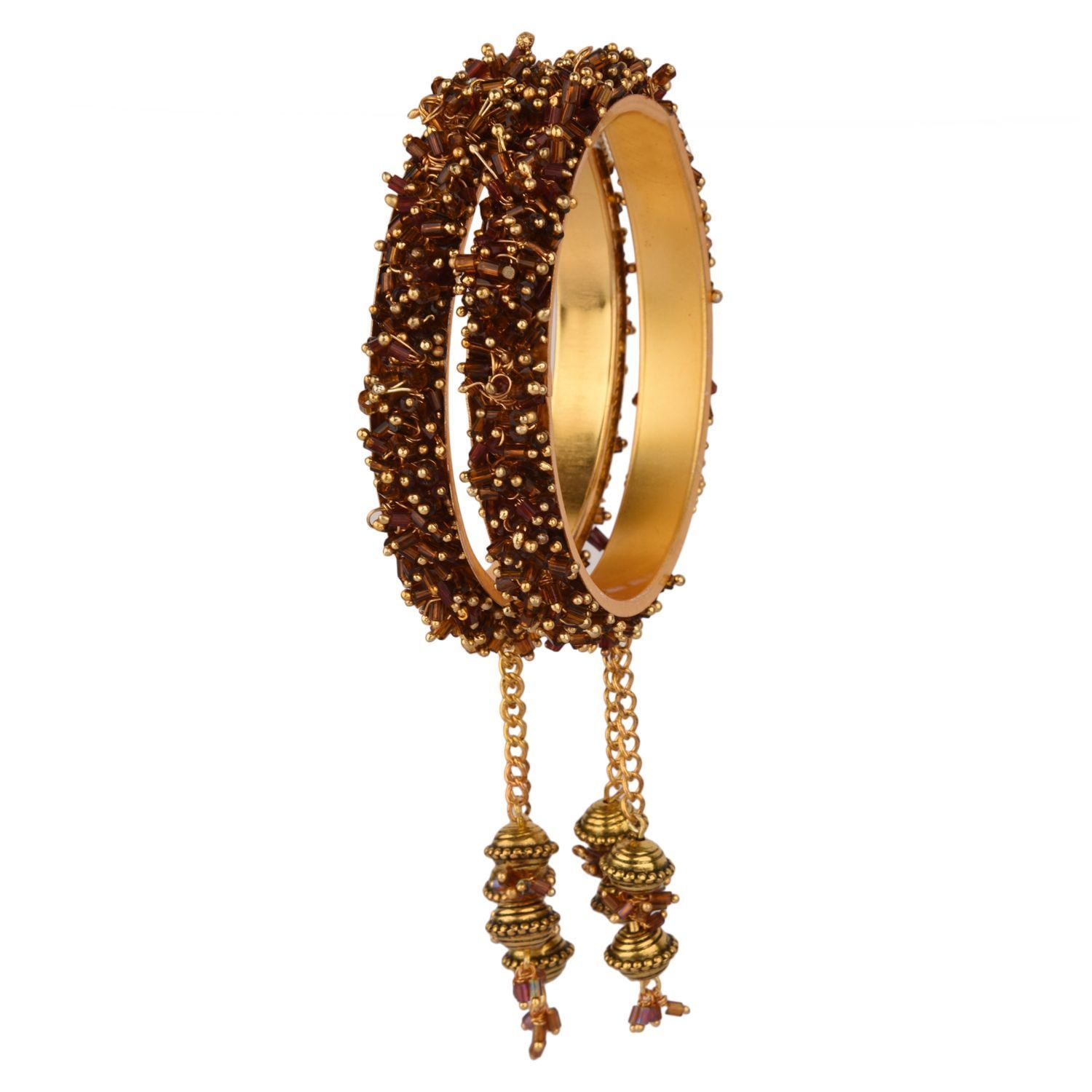 DOITOOL 12 pcs Glass Menditation Wrist Beads Decorative Style Ethnic  Gemstone Beaded Hand Exquisite Bangle Girl
