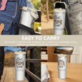 thumbnail image 7 of 30 Oz Tumbler Rainbow MIMI Tumbler with Lid and Straw, Birthday Gift Cup for Friend Women Men Coffee Travel Mug Thanksgiving Day Halloween Christmas Gift Water Bottle, 7 of 7