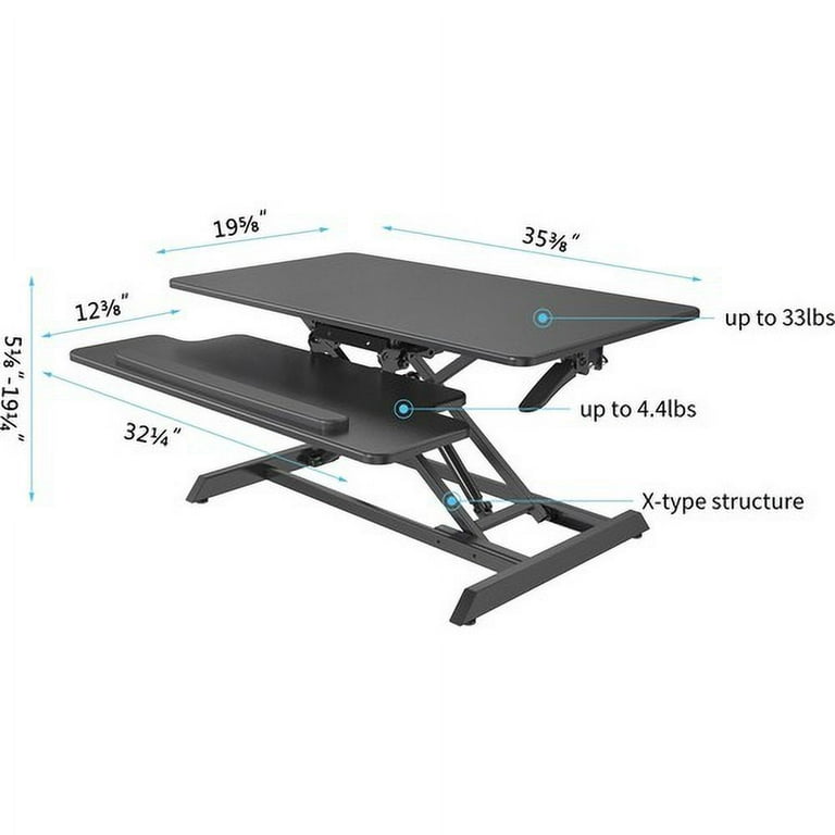 Lorell Large Monitor Desk Riser - 37.40 lb Load Capacity - 19.6 Lorell Large Monitor Desk Riser - 37.40 lb Load Capacity - 19.6