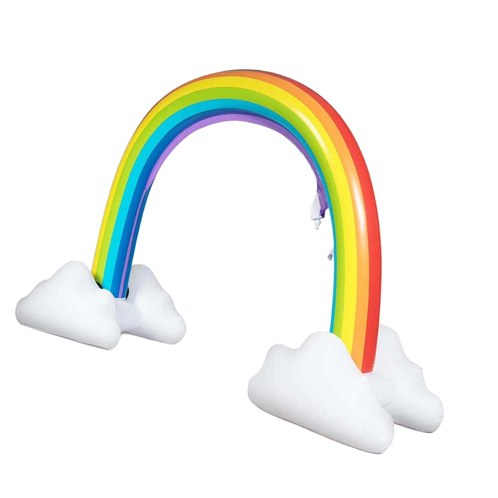 Colaxi rainbow arch inflatable water sprinkler - \' swimming and