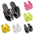 thumbnail image 1 of Flip Flops for Women Men Travel Slippers Shower Shoes Foldable Bathroom Camp Beach Sandals Lightweight Non-Slip, 1 of 3