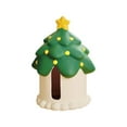 thumbnail image 2 of Christmas Tree Lights Ceramic Christmas Tree Tissue Box, Home Living Room Decor, Elegant Tea Table Roll Paper Holder Small Christmas Tree, 2 of 6