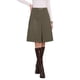 thumbnail image 1 of Falda de tartán de cuadros de cintura alta hasta la rodilla para oficina de mujeres INSPIRE CHIC XL 2, 1 of 5