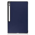 thumbnail image 3 of Dteck Case for Samsung Galaxy Tab S10 Ultra 14.6 inch (SM-X920/X926B) 2024,Ultra Slim Leather Tri-Fold Stand Case Auto Wake/Sleep Cover for Galaxy Tab S10 Ultra 14.6 inch 2024,Darkblue, 3 of 9