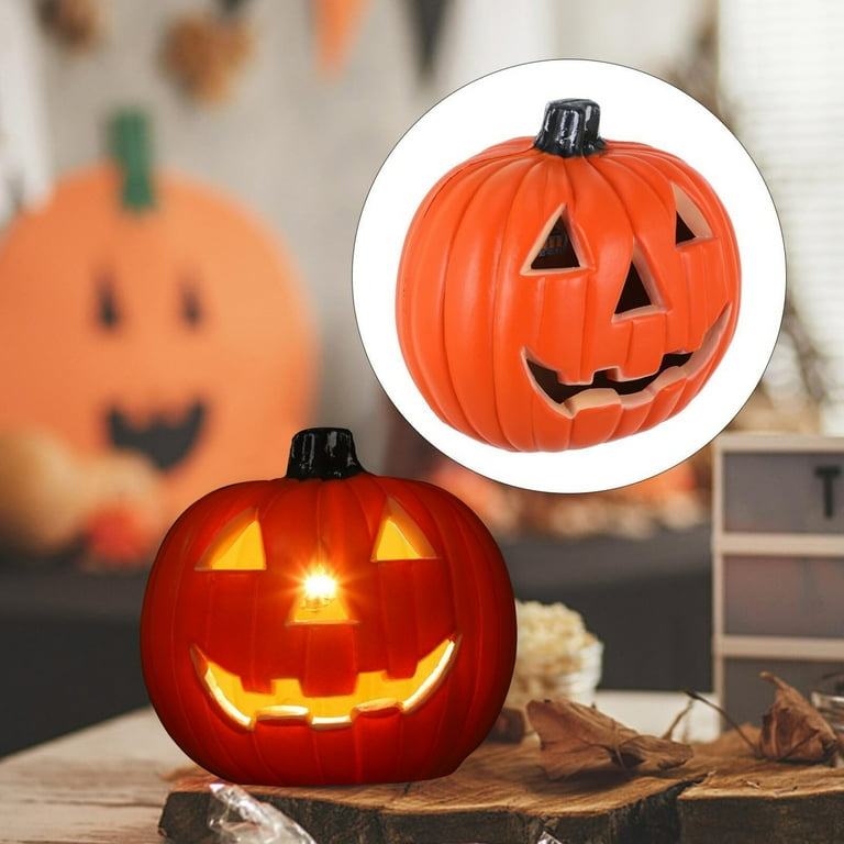 特大Halloween Pumpkin with LED Lights LED Halloween Pumpkin w/sound & Multi colored flickering LED
