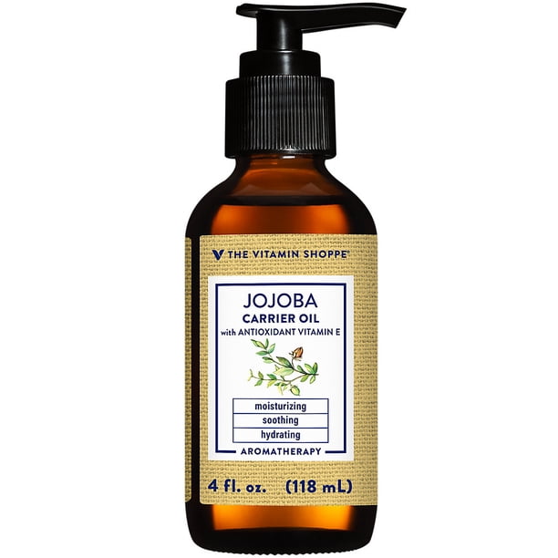 Jojoba Carrier Oil with Antioxidant Vitamin E (4 fl oz Pump) Walmart