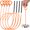 A, variant on 4PCS Plastic Drain Cleaner Clog Remover Set Heavy Duty Bathroom Kitchen Pipe Cleaner Safety Efficient Cleaning Spirals