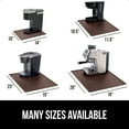 thumbnail image 6 of GORILLA GRIP Coffee Mat, 18x28, Waterproof Heat-Resistant Silicone Espresso Accessories, Brown, 6 of 10
