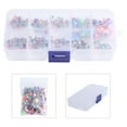 thumbnail image 5 of TIANBEN Acrylic Body Piercing Rings Tongue Lip Navel Jewelry 100pcs, 5 of 6