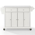 thumbnail image 3 of Crosley Furniture MDF Wood Granite Top Kitchen Cart in White, 3 of 12