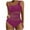 A-Burgundy, variant on Women's One Piece Bathing Suits One Shoulder Swimsuits See Through Slimming Removable Straps Mesh Swimsuit A-Black