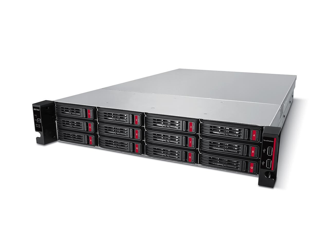 Buffalo TeraStation 5020 Series NAS Server - Rackmount - 32TB - 12-bay - HDD Included - iSCSI Support - Snapshots - TAA Compliant