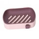thumbnail image 5 of Jabonera con drenaje Jabonera Contenedor de jabón Elegante caja de almacenamiento de jabón Auto Rosa, 5 of 9