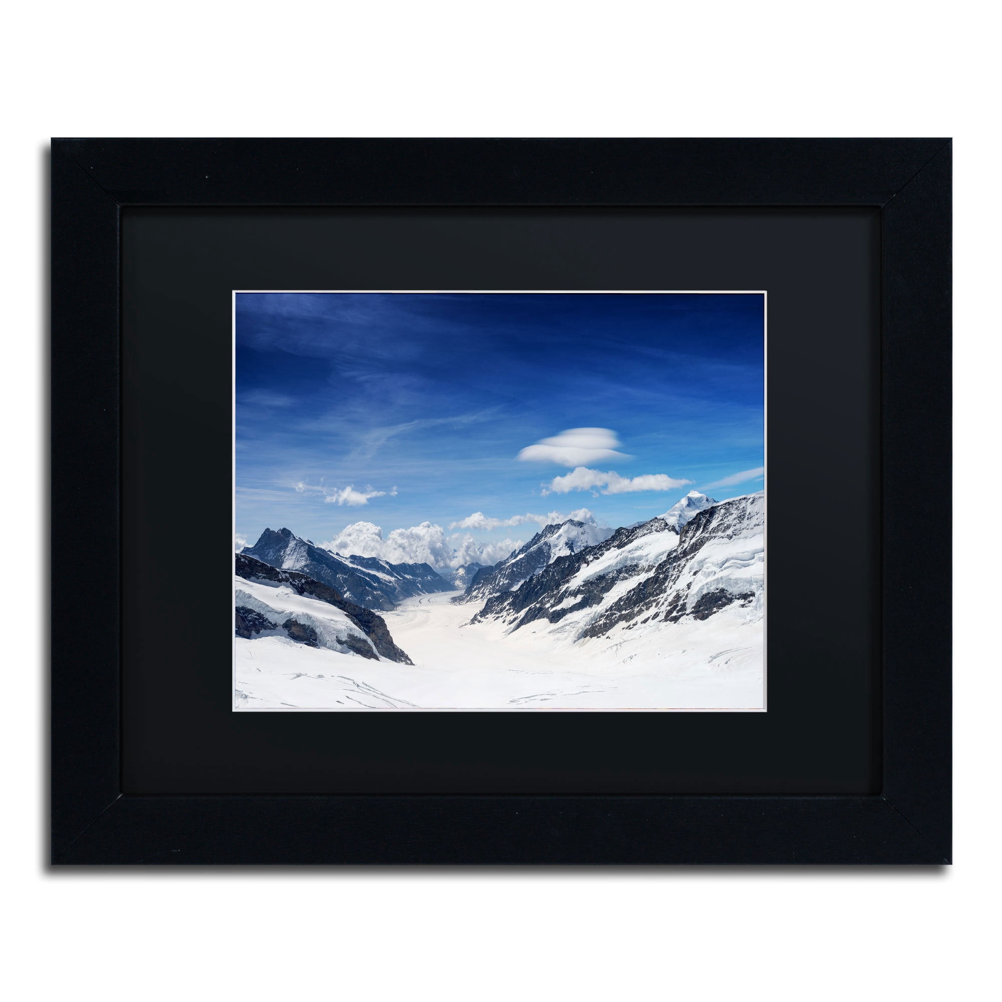 Trademark Fine Art "Distances" Canvas Art by Philippe Sainte-Laudy, Black Matte, Black Frame