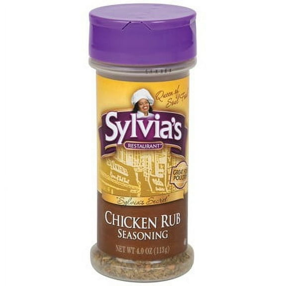 Sylvia's Chicken Rub Seasoning, 4.0 Oz