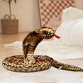thumbnail image 2 of bxhwj Stuffed Snake Plush Toy for Kids, Huggable Animal Doll for Bedroom Decor, Birthday Christmas Gift for Boys Girls Cuddle Companion, 2 of 6