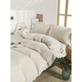 thumbnail image 1 of Move Over Beige Grey Body Pillow Cover 20x54 inches Boho Chic Pom Poms Fringe Pattern Body Pillowcase 100% Washed Microfiber, 1 of 8