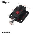 thumbnail image 1 of 10Pcs Plastic Cabinet Push Button Spring Load Automatic Door Bolt Latches Lock, 1 of 6