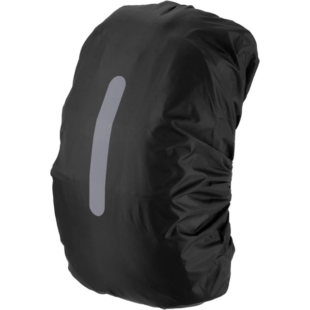 HUGFEGWE Housse de Sac à Dos Imperméable, Housse de Sac à Dos Antidérapante avec Sangle Réfléchissante Verticale pour Rester au Sec pour Randonnée, Camping, Chasse CA919-70166