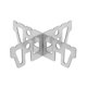 thumbnail image 1 of Soporte Acero inoxidable de acero inoxidable estufa Rack Cruz soporte de camping al aire libre Soporte Soporte Soporte, 1 of 7