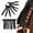 black, variant on Heatless Soft Curling Rods Headband With Octocurls Design  With Removable & Adjustable Curls Strips To Sleep Overnight