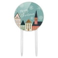 thumbnail image 1 of Acrylic Christmas Village Cake Topper Party Decoration for Wedding Anniversary Birthday Graduation, 1 of 7