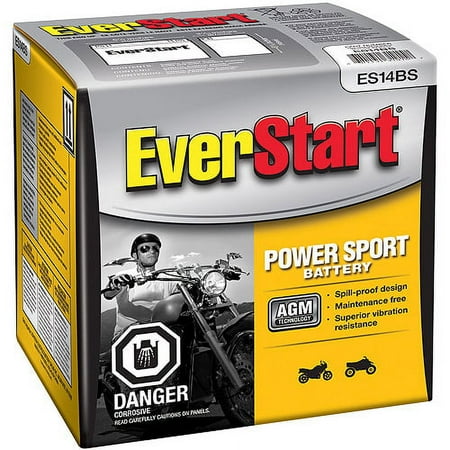 EverStart PowerSport Battery, ES-14BS