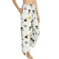 thumbnail image 2 of Xecao Cute Cat Women's Straight Lounge Pajama Pants: The Epitome of Relaxed Sleepwear, 2 of 9