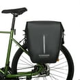 thumbnail image 1 of Bicycle Rear Side Bag Fully Waterproof PVC Bicycle Rear Rack Tail Seat Trunk Pannier 18L Reflective Cycling Bag, 1 of 10