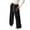 Black, variant on Girls Wide Leg Sweatpants Drawstring High Waist Baggy Track Pants Cute Print Sweatpants with Pockets (Wine, 8-9 Years)