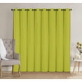 thumbnail image 2 of Neil Blackout Energy Saving Window Curtain Grommet Panels 52 in. W x 63 in. L, Set of 2 Panels - Green, 2 of 6