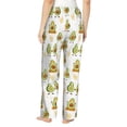 thumbnail image 3 of Uemuo Lovely Avocado Pattern Women's Wide Leg Palazzo Lounge Pants with Pockets Light Weight Loose Comfy Casual Pajama Pants-Medium, 3 of 9