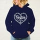 thumbnail image 5 of Nuevas sudaderas con capucha de moda para mujer, otoño e invierno, sudadera con capucha con estampado de corazón de Besties, sudadera con capucha de estilo hip hop para exteriores y calles, 5 of 5