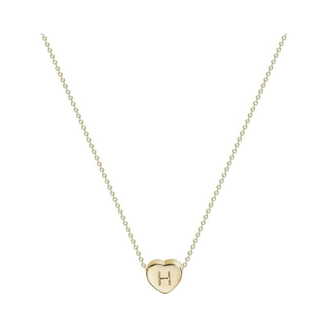 Xihbxyly Collar de Oro, Elegante Colgante con Letra Inglesa, Elegante Joya de Cobre, Diseño Compacto, Perfecto para Cumpleaños, Inauguración de La Casa, Viajes, Regalo Ideal para Mujeres.