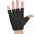 thumbnail image 5 of Half finger sports gloves weight lifting fitness gloves outdoor  breathable shock absorption workout gym gloves  Fingerless Full Palm Protection Weight Lifting Gloves for Gym Cycling Exercise Fitness, 5 of 7