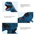 thumbnail image 3 of Disfraz Inflable De Dinosaurio, Disfraz Inflable De T Rex Con Impresión Transparente, Ligero, Impermeable Para Navidad, 3 of 7