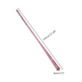 thumbnail image 4 of INSPIRE CHIC Men's Solid Color Narrow Stripes Necktie Graduation Suit Formal Ties Dusty Pink, 4 of 5