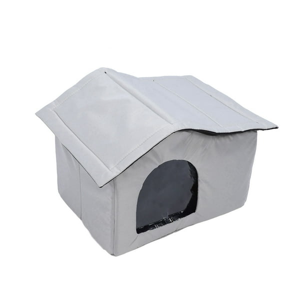 Casa de Gato Refrescante para Gatos de Exterior/Interior, Cama Para Gatos aislada Resistente a la intemperie, refugio impermeable para gatos salvajes con