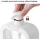 thumbnail image 4 of Lotion soap dispenser, white square liquid lotion manual pump dispenser, refillable shampoo bottle for kitchen bathroom (500ML), 4 of 4