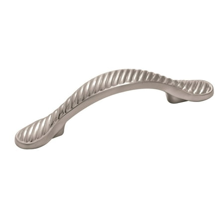 Cyprus 3 in (76 mm) Center-to-Center Sterling Nickel Cabinet Pull