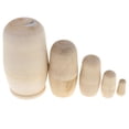 thumbnail image 4 of 5pcs Anidadas Rusas Matryoshkas de Pintado de Navidad Cumpleaños para Adultos Color de madera CUTICAT Muñecas rusas, 4 of 8