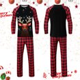thumbnail image 2 of SUXIAN Family Christmas Pajamas Long Sleeve T Shirt and Pants Holiday Dad Pajamas Men, 2 of 6