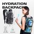 thumbnail image 2 of Sojourner Hydration Pack, Hydration Backpack - Water Backpack with 2l Hydration Bladder, Festival Essential - Rave Hydration Pack Hydropack Hydro for Hiking, Running, Biking, Festival Gear, 2 of 8