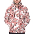 thumbnail image 4 of Hoodies for Men - Cartoon Cute Horse Rose Daisy Long Sleeve Comfrt Men'S Fashion Hoodies & Sweatshirts, Sweatshirts for Men Hoodies Pullover Clothing Clothes with Pouch, 4 of 7