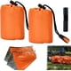 thumbnail image 1 of Piezas Manta Térmica Emergencia Reutilizable,Incluye una Pequeña Linterna,Saco Dormir Supervivencia,Ultra Compacto,Aislante Térmico para Camping,Senderismo,Aventura,Equipo de Emergencia(Naranja), 1 of 3