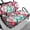 Hibiscus Floral Print, variant on HUIACONG Peacock Eye Mandala Non-Slip Golf Cart Seat Cover for Travel Outdoor, Golf Cart Accessories Easy to Install