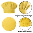 thumbnail image 3 of TOPTIE Kids Apron and Chef Hat Set, Adjustable Cotton Child Cooking Kitchen Apron, S-XXL-Yellow-L, 3 of 6